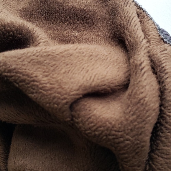 Cozy lined thermals w super soft and fuzzy lining black and gray camo - Picture 9 of 9